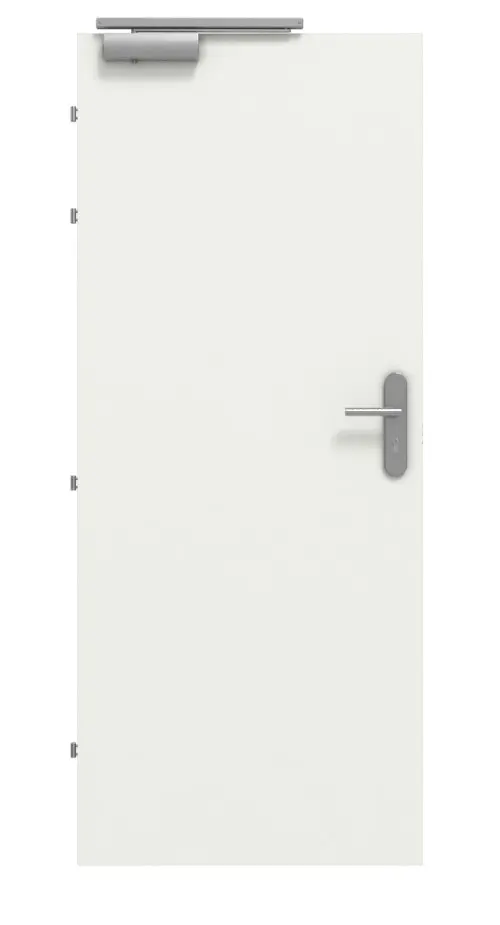 CLASSEN Zestaw drzwi przeciwpożarowych EI30 M1 biały RAL 9003 HPL w tym ościeżnica blokowa