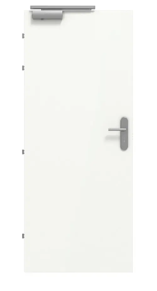 CLASSEN Zestaw drzwi przeciwpożarowych EI30 M1 biały CPL z ościeżnicą blokową