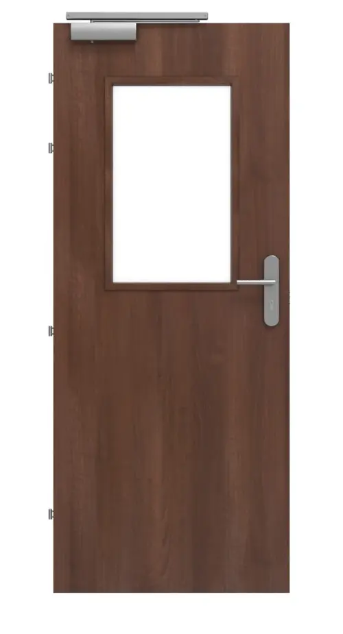 CLASSEN drzwi przeciwpożarowych EI30 M2 orzech włoski CPL