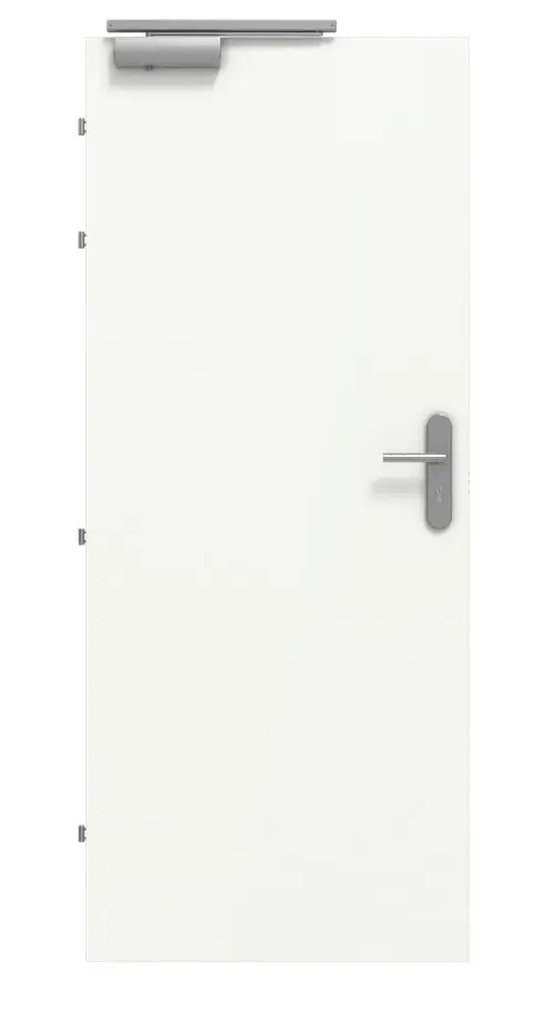 CLASSEN Zestaw drzwi przeciwpożarowych EI60 M1 biały CPL z ościeżnicą blokową
