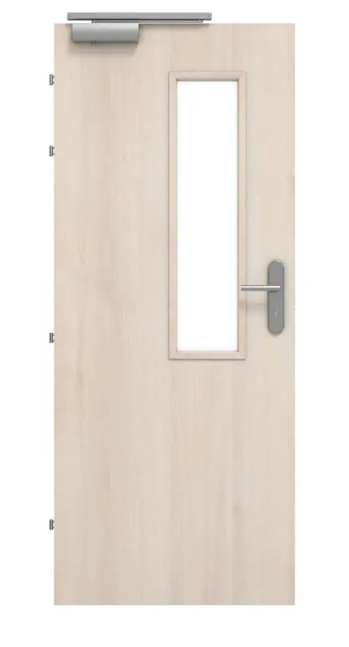 CLASSEN Zestaw drzwi przeciwpożarowych EI60 M3 akacja jasna CPL z ościeżnicą blokową