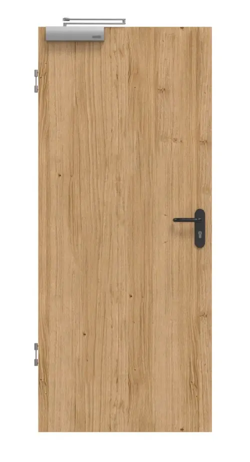 SCHÖRGHUBER obiektowe drzwi przeciwpożarowe T90 dąb europejski fornir lakierowany bezbarwnie