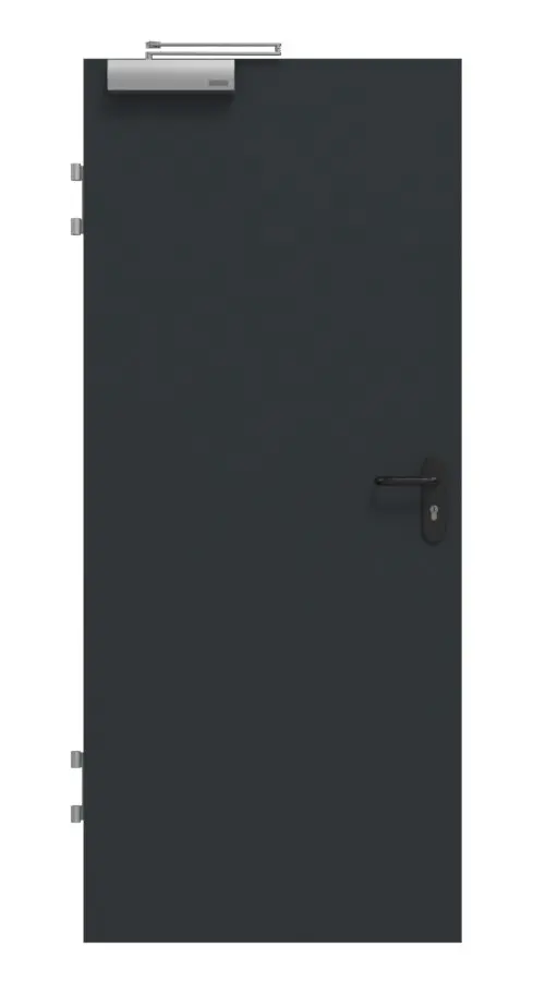 GARANT drzwi przeciwpożarowe T30 U12000SD wulkaniczna czerń GHK08