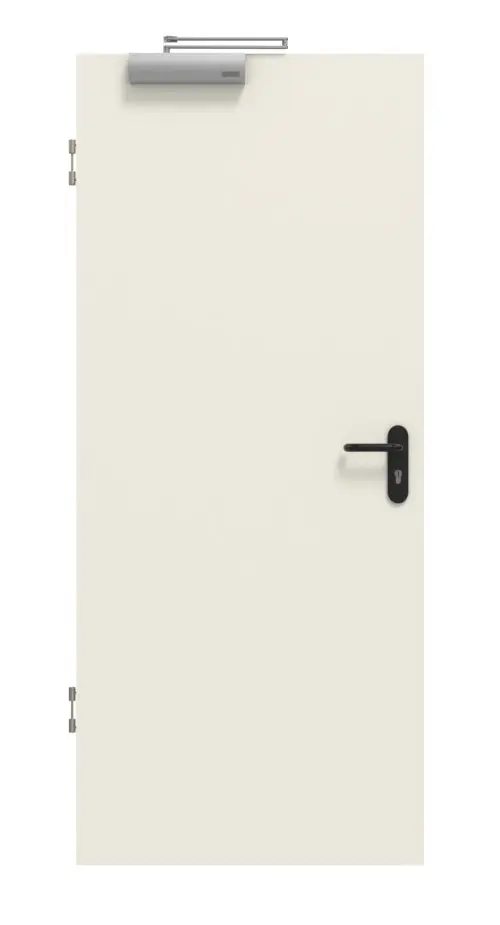 Zdjęcie drzwi przeciwpożarowych T-30 Typ48 biały lakier Uni panele laminowane (CPL) DuriTop - Jeld-Wen