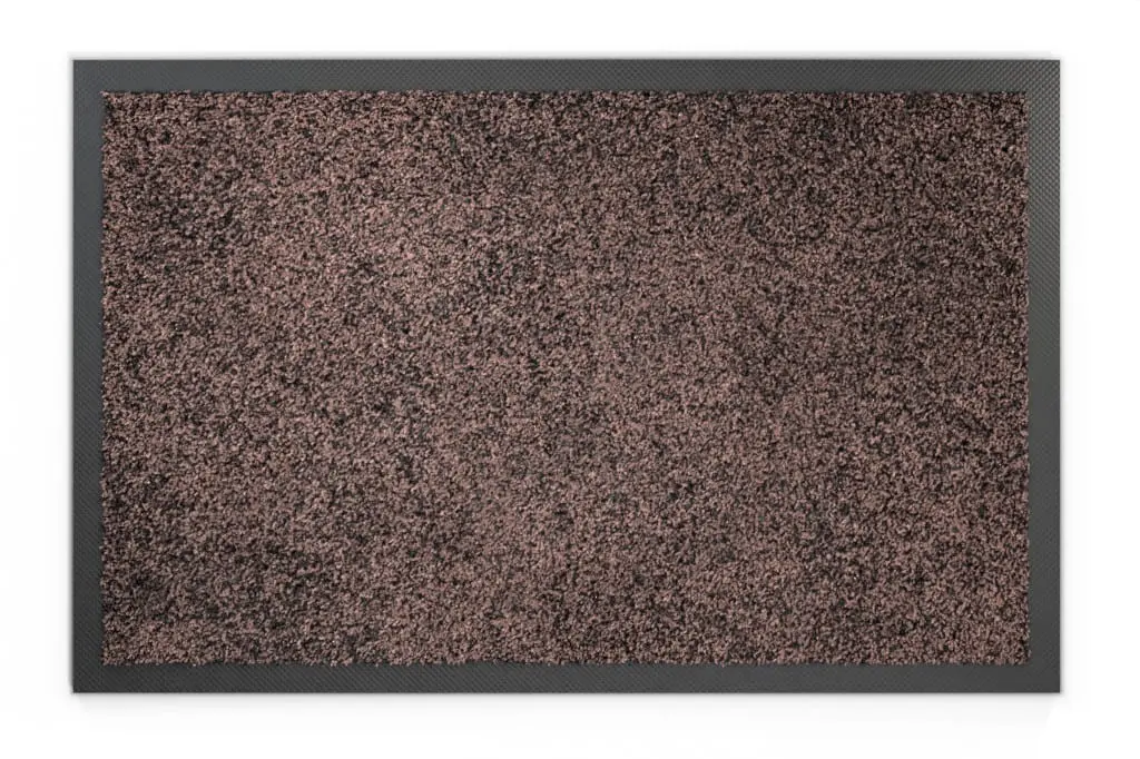 Widok z góry na wycieraczkę miękką KLASSIK włókno nylonowe 000 brązowy melanż - Entrada