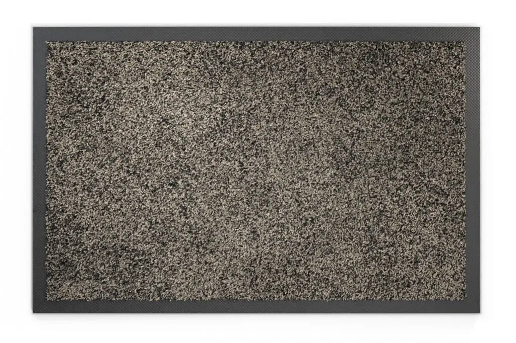 Widok z góry na wycieraczkę miękką KLASSIK włókno nylonowe 675 taupe (kolor ciemnoszaro-brązowy) melanż - Entrada