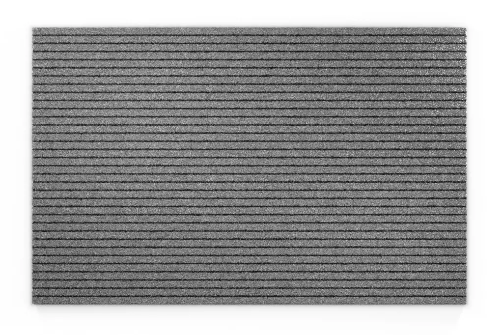 ENTRADA Mata z rypsu z szorstkim włosiem EASY 12 szary