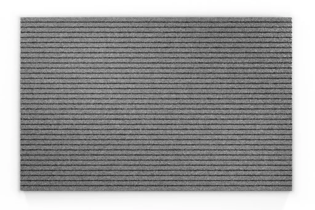 Widok z góry na matę z szorstkiego sztruksu EASY 20 szary - Entrada
