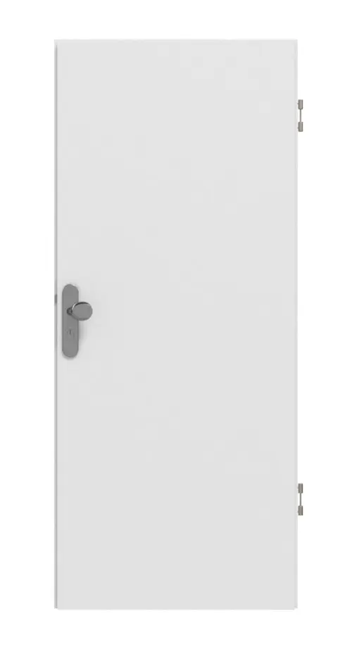 Widok frontowy - biel baliowa Basic Durat drzwi wejściowe do mieszkania - Huga