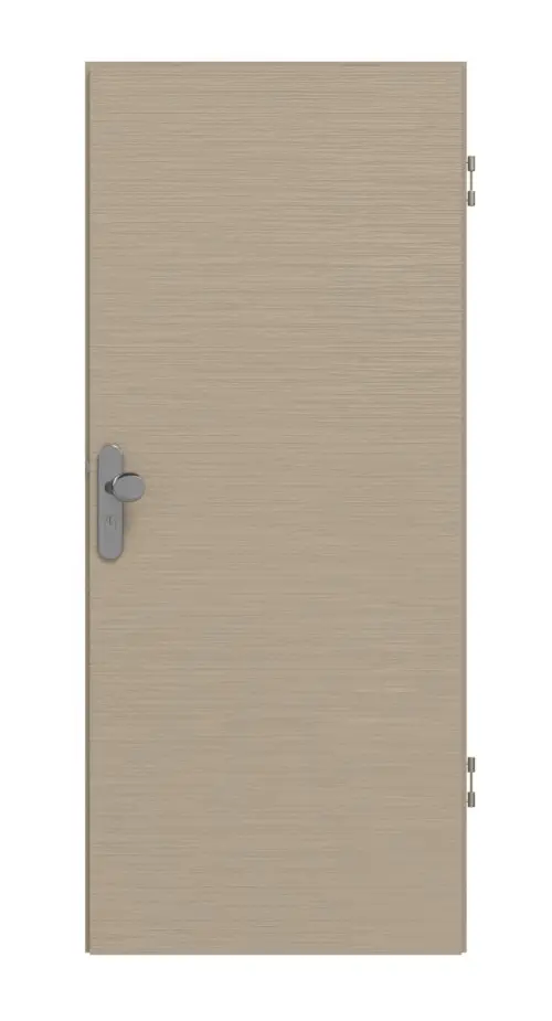 HUGA drzwi wejściowe do mieszkania strukturyzowane taupe (kolor ciemnoszaro-brązowy) Durat Basic Versio