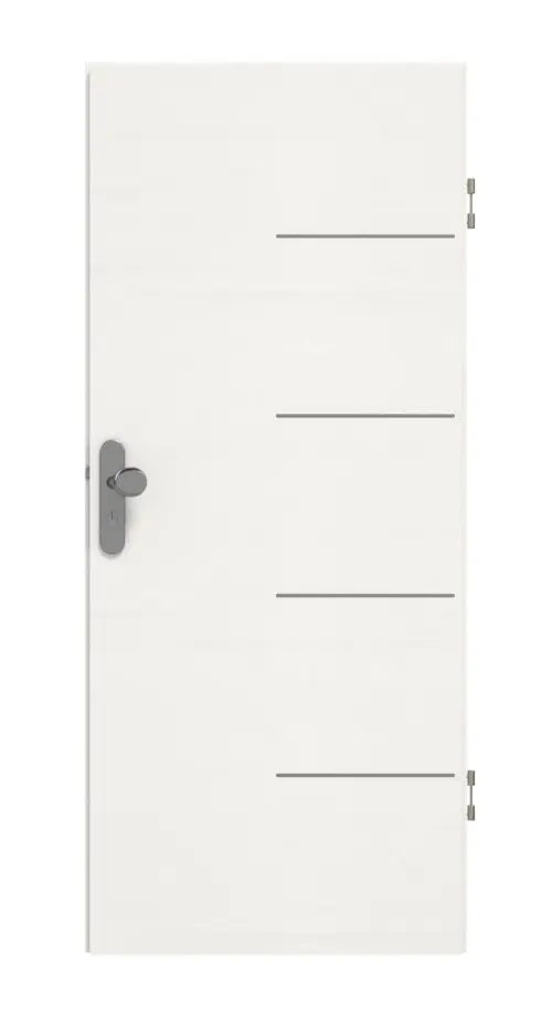 GARANT Drzwi wejściowe do mieszkania Corona 734 Quer Authentic Bianco CePaL