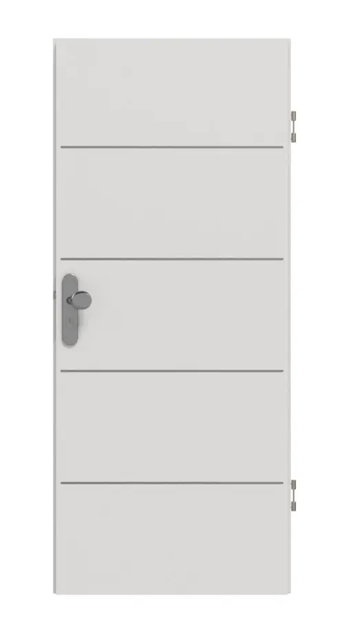 GARANT Drzwi wejściowe do mieszkania Corona 830 Silver Grey CePaL