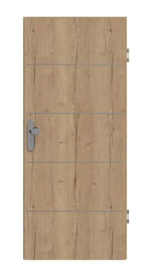 GARANT Drzwi wejściowe do mieszkania Corona 830 Authentic dąb szczelinowy CePaL
