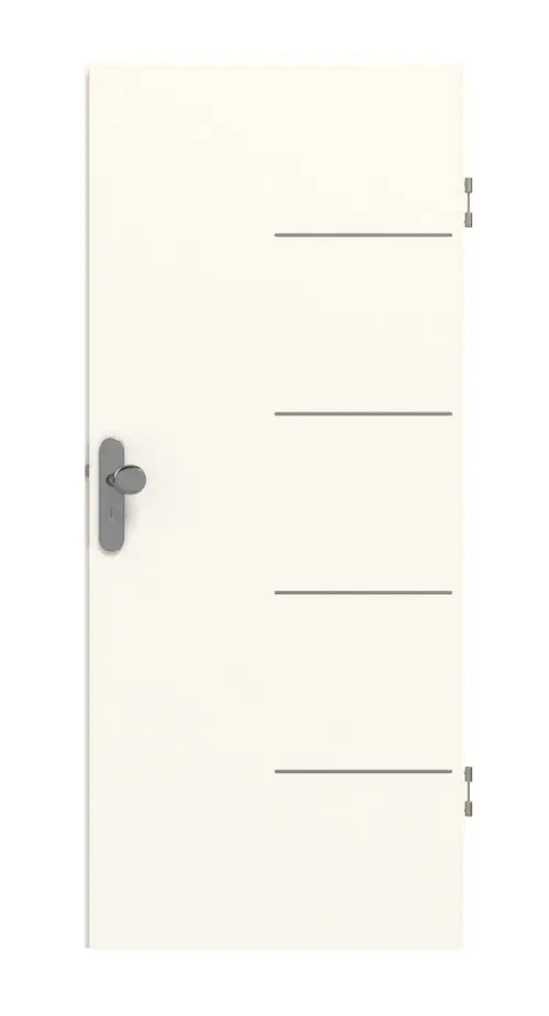GARANT Drzwi wejściowe do mieszkania Corona 834 Pearl White CePaL