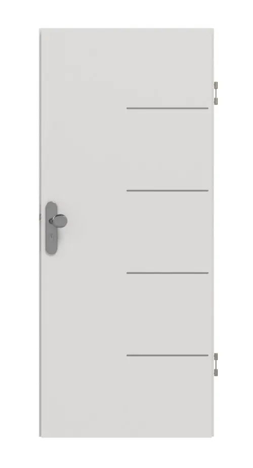 GARANT Drzwi wejściowe do mieszkania Corona 834 Silver Grey CePaL