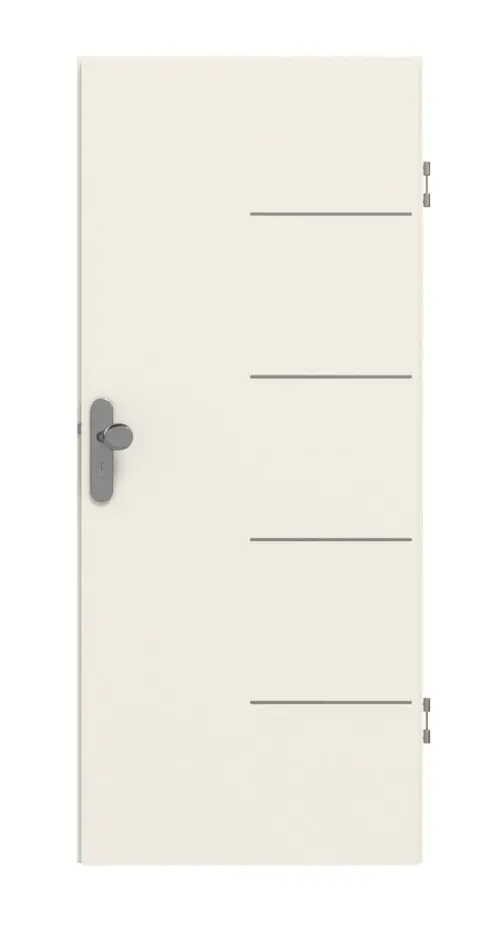 GARANT Drzwi wejściowe do mieszkania Corona 834 biały lakier 9010 CePaL