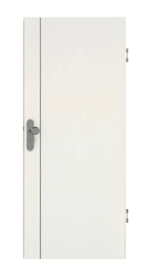 GARANT Drzwi wejściowe do mieszkania Corona 850 biel Struktura Premium CePaL