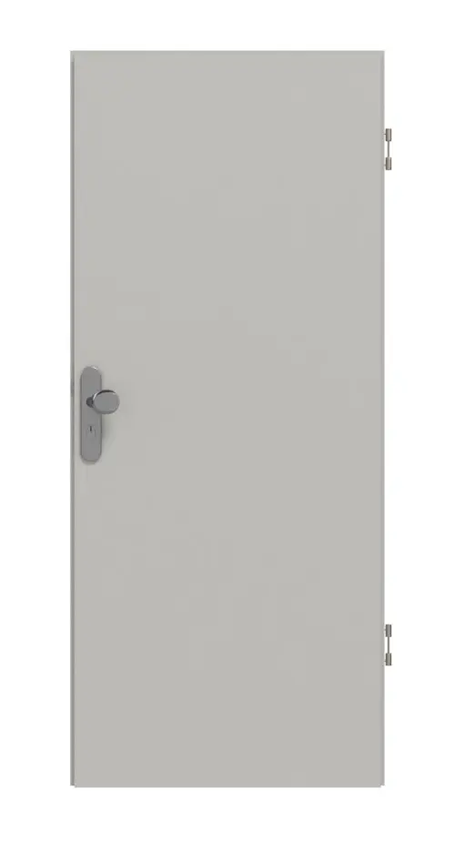 Widok frontowy - jasnoszary A 402 GetaLit drzwi wejściowe do mieszkania - Westag