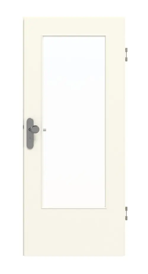 GARANT drzwi wejściowe do mieszkania 9417-60 Snow White CePaL z przeszkleniem LA-DIN