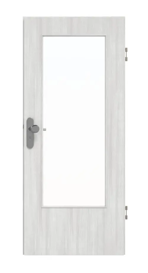 GARANT drzwi wejściowe do mieszkania Authentic Grigio GCK08 z przeszkleniem LA-DIN