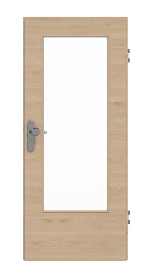 GARANT Drzwi wejściowe do mieszkania Quer Authentic Achat GCK08 z przeszkleniem LA-DIN