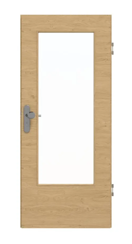 GARANT drzwi wejściowe do mieszkania wzdłuż Authentic dąb sękaty CePaL z przeszkleniem LA-DIN
