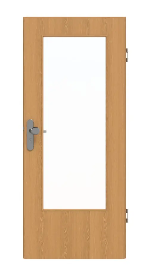 GARANT drzwi wejściowe do mieszkania dąb premium CePaL z przeszkleniem LA-DIN