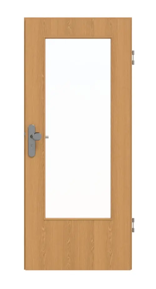 GARANT drzwi wejściowe do mieszkania dąb Premium GCK08 z przeszkleniem LA-DIN