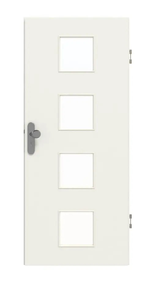 GARANT drzwi wejściowe do mieszkania 0135-60 Rain Resopal z przeszkleniem LA-10