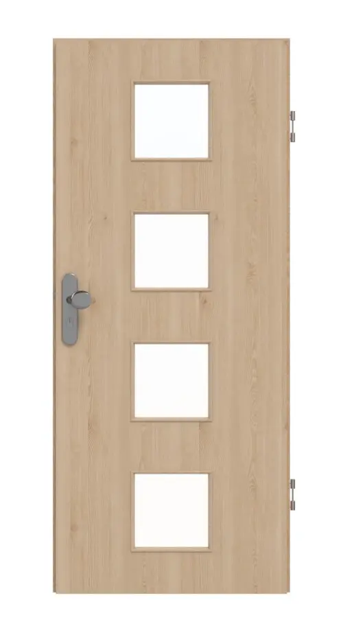 GARANT drzwi wejściowe do mieszkania Authentic Agat GCK08 z przeszkleniem LA-10