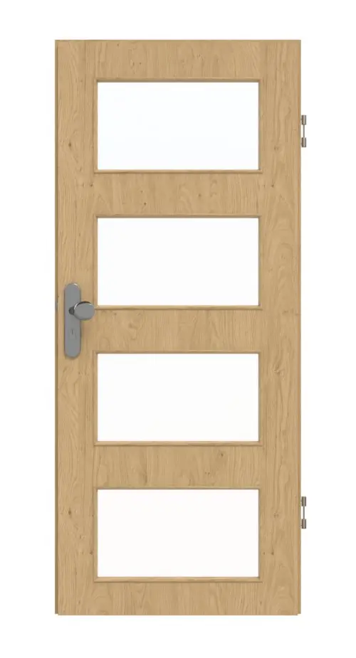 GARANT drzwi wejściowe do mieszkania Authentic Asteiche CePaL z przeszkleniem LA-11