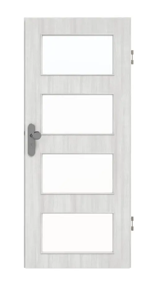 GARANT drzwi wejściowe do mieszkania Authentic Grigio GCK08 z przeszkleniem LA-11