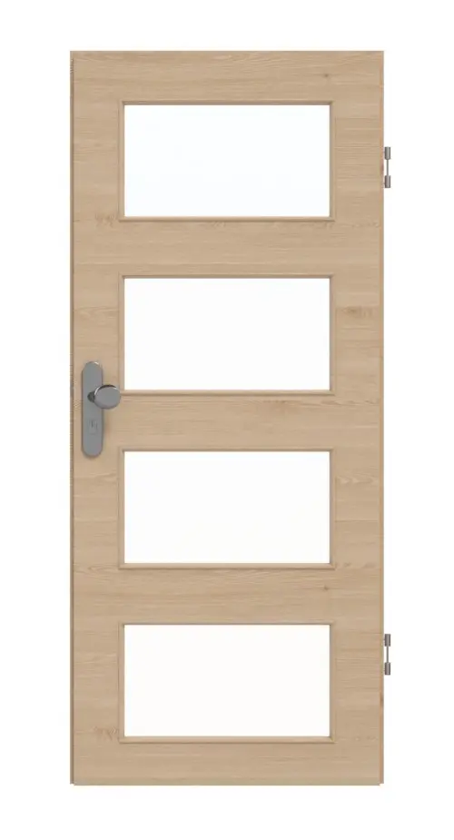 GARANT drzwi wejściowe do mieszkania wzdłuż Authentic Agat GCK08 z przeszkleniem LA-11