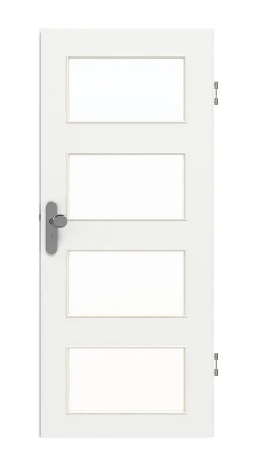 Drzwi wejściowe do mieszkania GARANT D354-60 design Resopal z przeszkleniem LA-11