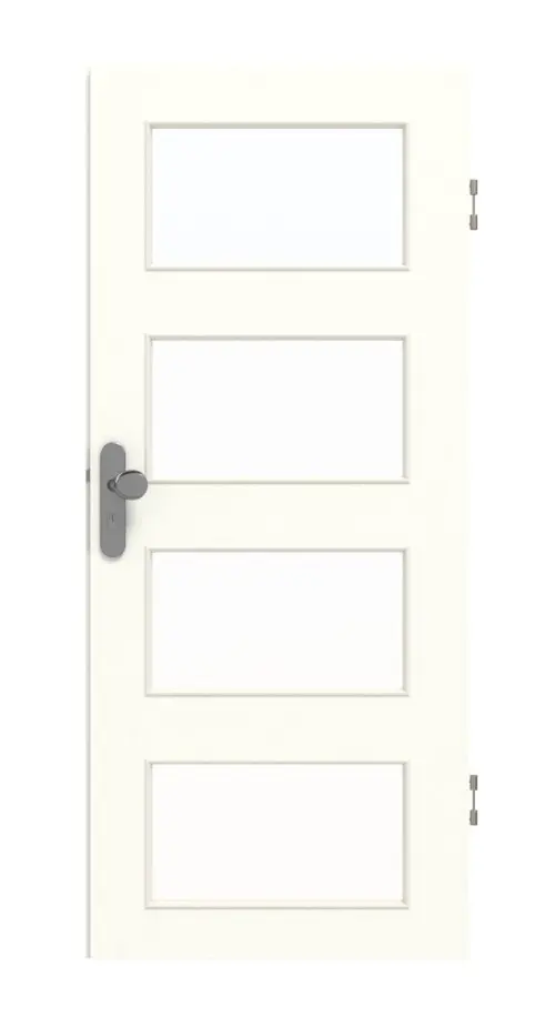 GARANT drzwi wejściowe do mieszkania W1000ST9 Premium biały GHK08 z przeszkleniem LA-11