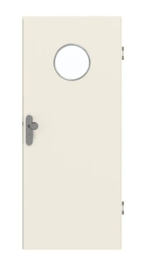 Garant drzwi wejściowe do mieszkania 0140-60 Dawn Resopal z wycięciem na szybę LA-12