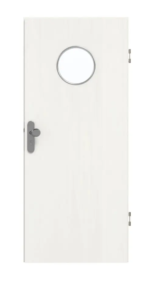 GARANT drzwi wejściowe do mieszkania Authentic Bianco GCK08 z przeszkleniem LA-12