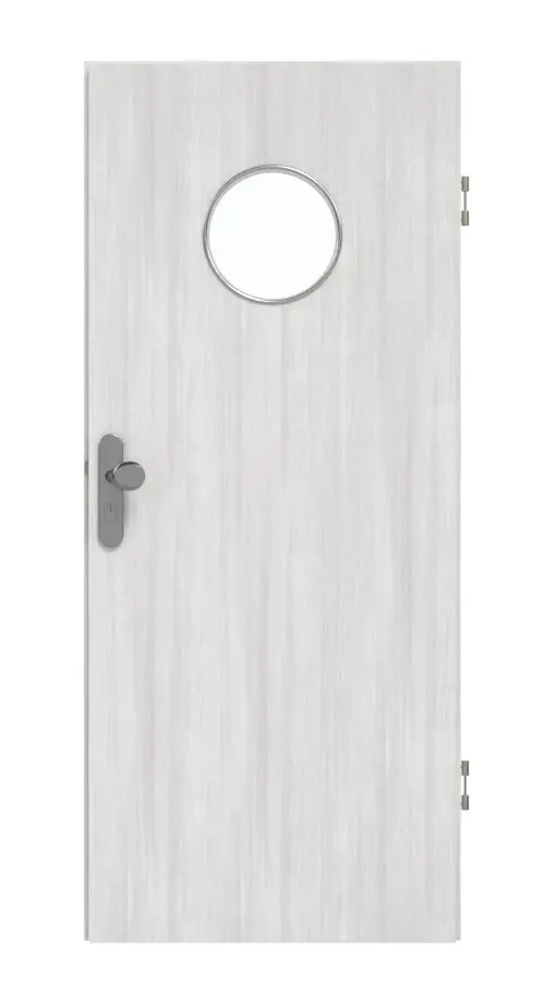 GARANT drzwi wejściowe do mieszkania Authentic Grigio CePaL z przeszkleniem LA-12