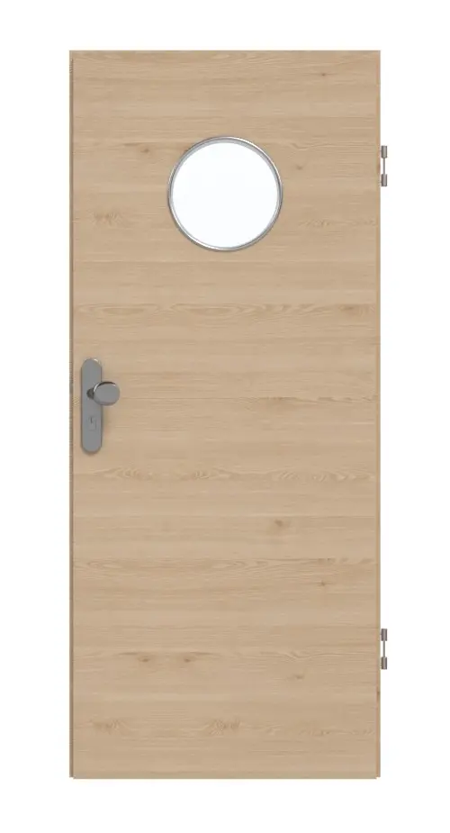 GARANT Drzwi wejściowe do mieszkania, authentic agat, układ poprzeczny, CePaL, z przeszkleniem LA-12