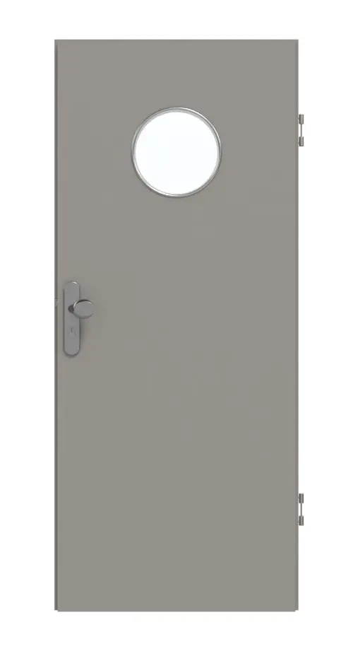 GARANT drzwi wejściowe do mieszkania U12115SD szary platynowy GHK08 z przeszkleniem LA-12
