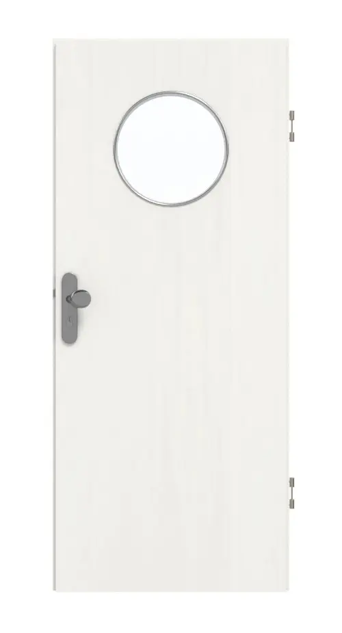 GARANT drzwi wejściowe do mieszkania Authentic Bianco GCK08 z przeszkleniem LA-13