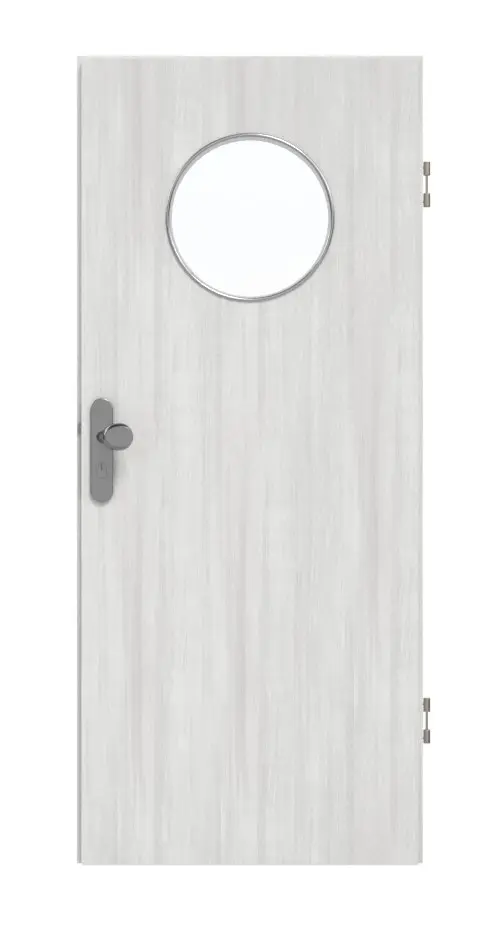 GARANT drzwi wejściowe do mieszkania Authentic Grigio CePaL z przeszkleniem LA-13