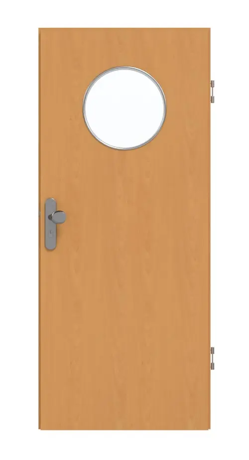Drzwi wejściowe do mieszkania GARANT buk Exklusiv CePaL z przeszkleniem LA-13