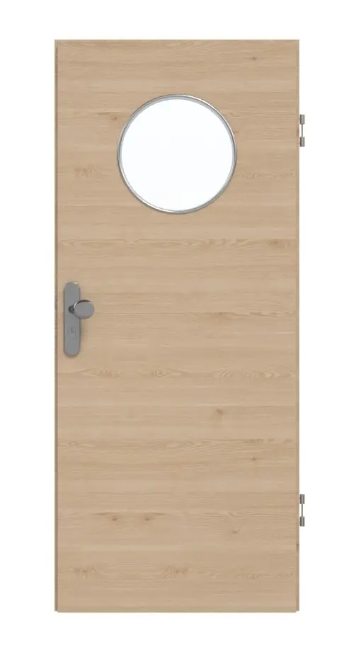 GARANT drzwi wejściowe do mieszkania wzdłuż Authentic agat CePaL z wycięciem na szybę LA-13
