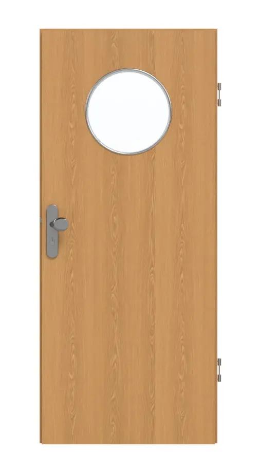 GARANT drzwi wejściowe do mieszkania dąb Premium CePaL z przeszkleniem LA-13