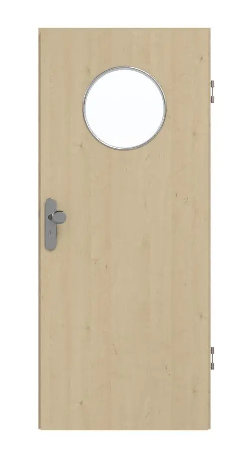 GARANT drzwi wejściowe do mieszkania Natura Ahorn CePaL z przeszkleniem LA-13