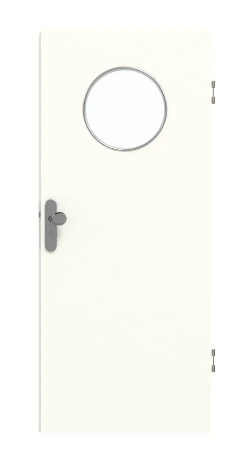 GARANT drzwi wejściowe do mieszkania W1000ST9 premium biały GHK08 z przeszkleniem LA-13