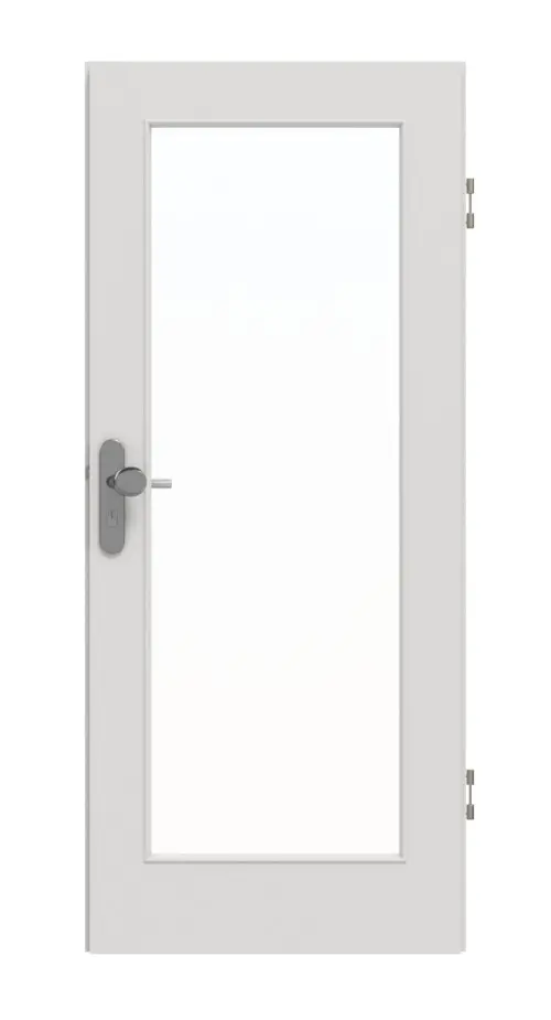 Garant drzwi wejściowe do mieszkania 0160-60 silver grey CePaL z przeszkleniem LA-2