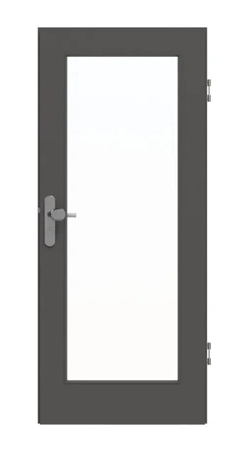 Garant drzwi wejściowe do mieszkania 10622-60 heban CePaL z wycięciem na szybę LA-2