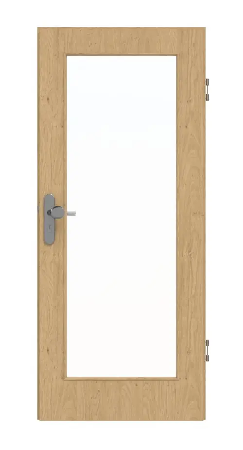 GARANT Drzwi wejściowe do mieszkania Authentic Asteiche CePaL z przeszkleniem LA-2